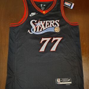 NWT! VJ Edgecombe #77 Philadelphia 76ers Retro Swingman Rookie Jersey!